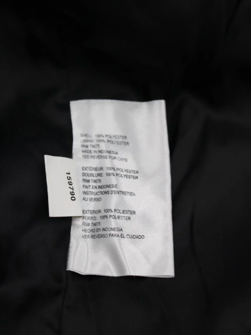 Michael Kors Hooded Raincoat Jacket Size Medium Black Polyester Coat Pockets